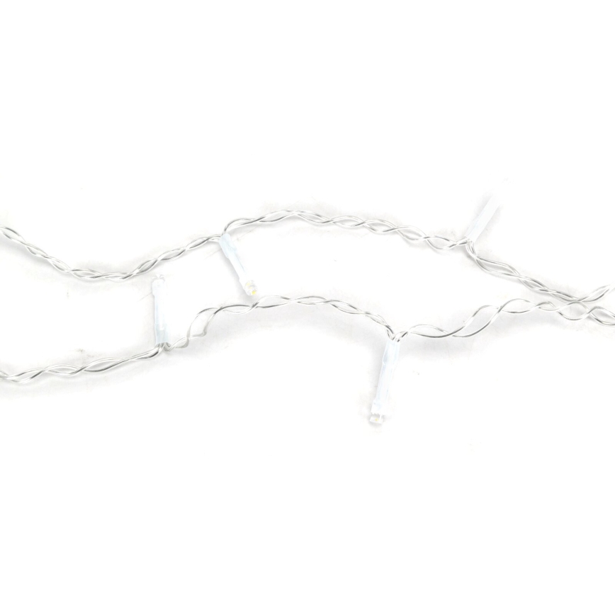 Aigostar - LED Външна коледна верига 100xLED/8 функции/3xAA 4,5x1,5м IP44 студено бяло