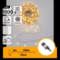 Aigostar - LED външен коледен гирлянд 1000xLED/8 функции 103m IP44 топла бяла
