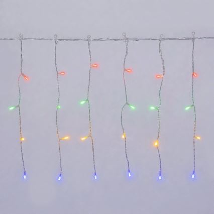 Aigostar - LED Външен коледен гирлянд 100xLED/8 функции 8x0,4m IP44 многоцветен