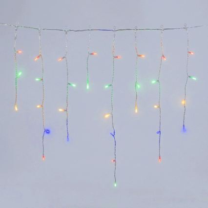 Aigostar - LED външна коледна гирлянда 100xLED/8 функции 3xAA 8x06m IP44 многоцветна