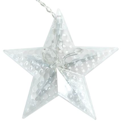 Aigostar - LED външна коледна гирлянда 120xLED/6W/230V/8 режима 3x0,6m IP44 студено бяло + с дистанционно управление