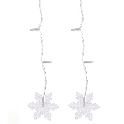 Aigostar - LED външна коледна гирлянда 120xLED/8 режима 3x0,7m IP44 топла бяла + дистанционно управление