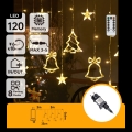 Aigostar - LED външен коледен гирлянд 120xLED/8 функции 3x0,6m IP44 топла бяла + дистанционно управление