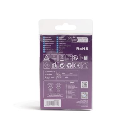Aigostar - LED Външна коледна верига 150xLED/8 функции/3xAA 15,3м IP44 многоцветна