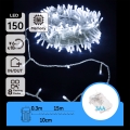 Aigostar - LED външен коледен гирлянд 150xLED/8 функции 15,3m IP44 студено бяло