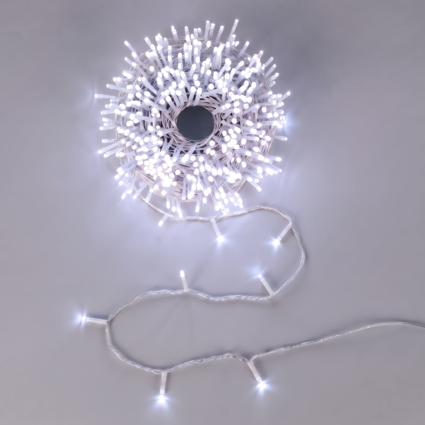 Aigostar - LED външен коледен гирлянд 150xLED/8 режима 3xAA 5,3m IP44 син