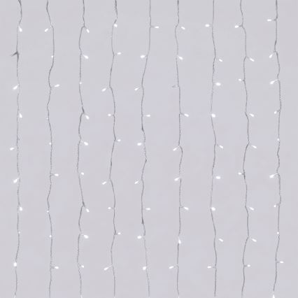Aigostar - LED външна коледна гирлянда 156xLED/8 функции 4,2x1,2m IP44 студено бяло