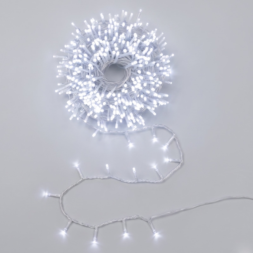 Aigostar - LED външен коледен гирлянд 2000xLED/8 функции 103m IP44 студено бяло