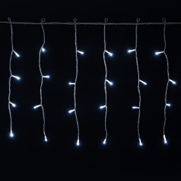 Aigostar - LED външен коледен гирлянд 200xLED/3,6W/230V/8 режима 10x0,4m IP44 студено бяло