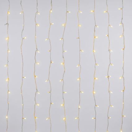 Aigostar - LED външен коледен гирлянд 200xLED/8 функции 3xAA 5x2m IP44 топла бяла
