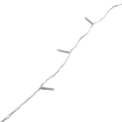 Aigostar - LED Външен коледен гирлянд 200xLED/8 функции 4xAA 20m IP44 студено бяло