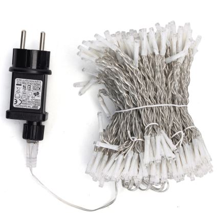 Aigostar - LED външна коледна гирлянда 288xLED/8 режима 1,5x1,8m IP44 студено бяло