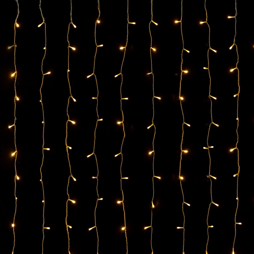 Aigostar - LED външна коледна гирлянда 288xLED 1,5x1,8m IP44 топла бяла