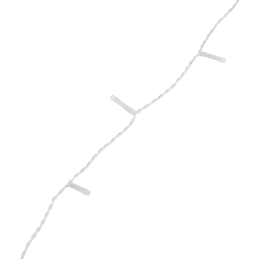 Aigostar - Външна коледна LED гирлянда 300 LED / 8 режима, 3 x 1 m, IP44, студено бяло + дистанционно управление