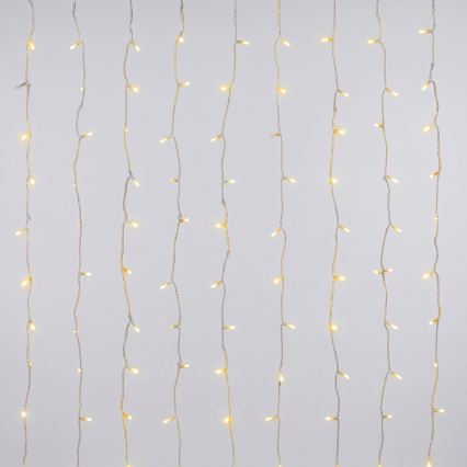 Aigostar - LED външна коледна гирлянда 372xLED/8 функции 3xAA 6x1,2m IP44 топла бяла