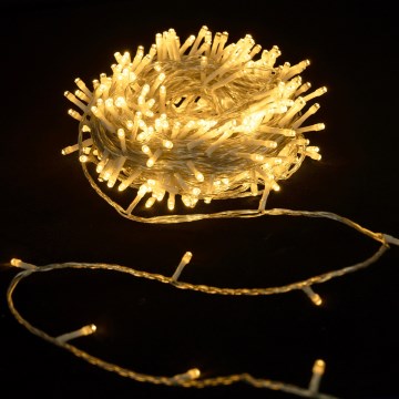 Aigostar - LED външен коледен гирлянд 600 LED 30 m IP44 топло бяло
