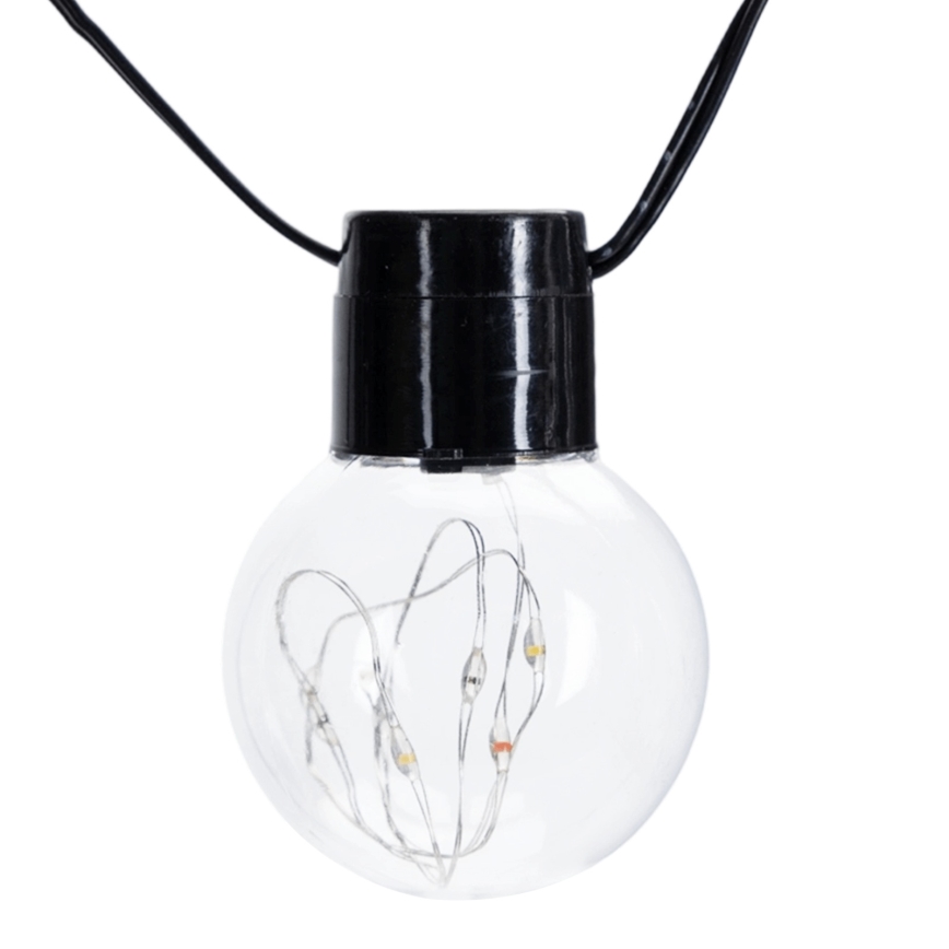 Aigostar - LED външна декоративна гирлянда, 160 LED, 10 m, IP44, топла бяла