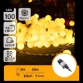 Aigostar - LED външна декоративна светлинна верига 100xLED/8 функции 10m IP44 топло бяло