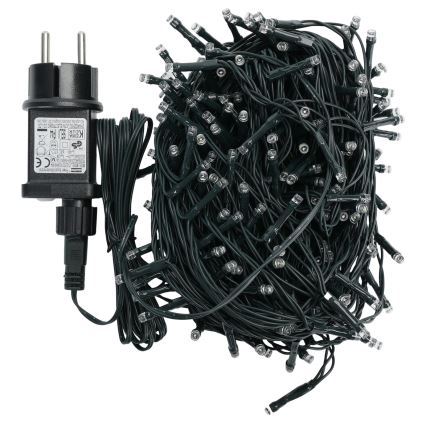 Aigostar - Външен LED гирлянд 200xLED/8 режима 20m IP44 студено бяло