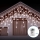 Aigostar - LED външна гирлянда 200xLED/8 функции 3xAA 13x0,6m IP44 студено бяла