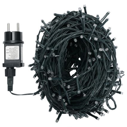 Aigostar - LED външна гирлянда 500xLED/8 функции 53m IP44 студено бяла