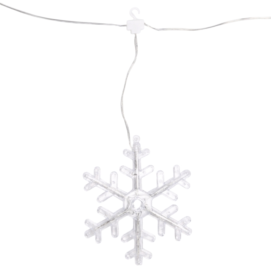 Aigostar - LED външна гирлянда 84 LED/8 функции 1,2 x 1 м IP44, топла бяла, снежинки