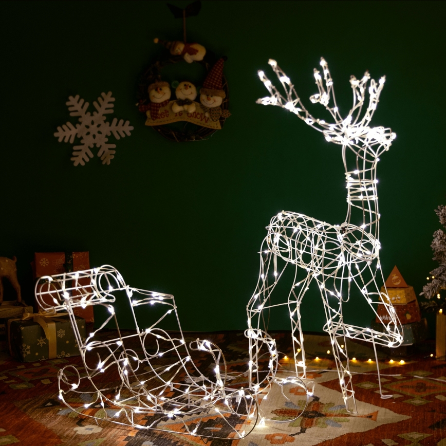 Aigostar - Външна LED декорация LED/3,6W/31/230V 2700K 90/45cm IP44 елен със шейна