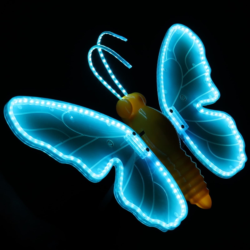 Aigostar - LED Външна декорация 246xLED/9W/230V 42 cm IP44 пеперуда/синя