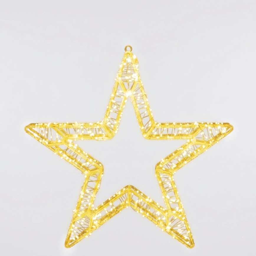Aigostar - LED Външна коледна декорация 540xLED/6W/230V IP44 топла бяла 45cm звезда