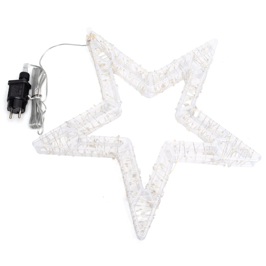 Aigostar - LED Външна коледна декорация 540xLED/6W/230V IP44 топла бяла 45cm звезда