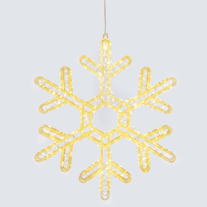 Aigostar - LED външна коледна украса 540xLED/6W/230V 43 cm IP44 топло бяла снежинка