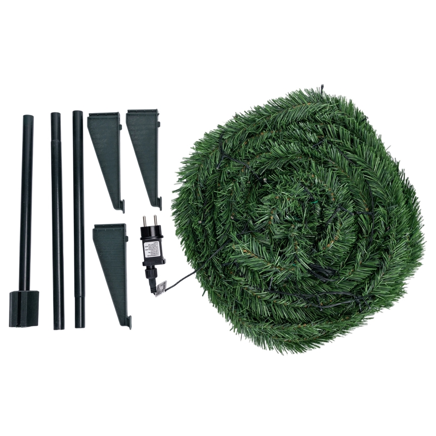 Aigostar - LED външна коледна елха 80xLED 1,2m IP44 зелена топла бяла