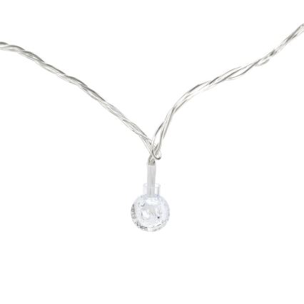 Aigostar - LED външна коледна гирлянда, 100x LED / 8 режима, 13 m, IP44, топла бяла