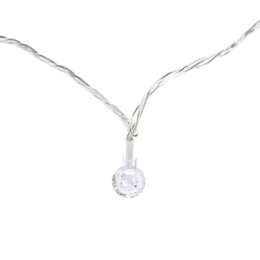 Aigostar - LED външна коледна гирлянда, 100x LED / 8 режима, 13 m, IP44, топла бяла