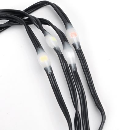 Aigostar - LED външен коледен гирлянд 100xLED/8 функции 3xAA 10,3m IP44 многоцветен
