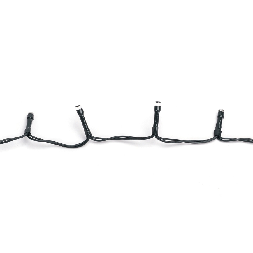 Aigostar - LED външна коледна гирлянда 100 LED/8 функции 3xAA 5,3 m IP44 многоцветна