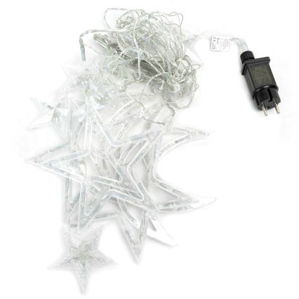 Aigostar - външна LED гирлянда 120xLED/6W/230V/8 режима 3x0,6m IP44 студено бяла + дистанционно управление