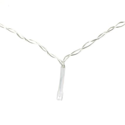 Aigostar - LED външен гирлянд 120xLED/8 функции 3x0,7m IP44 студено бяло + дистанционно управление