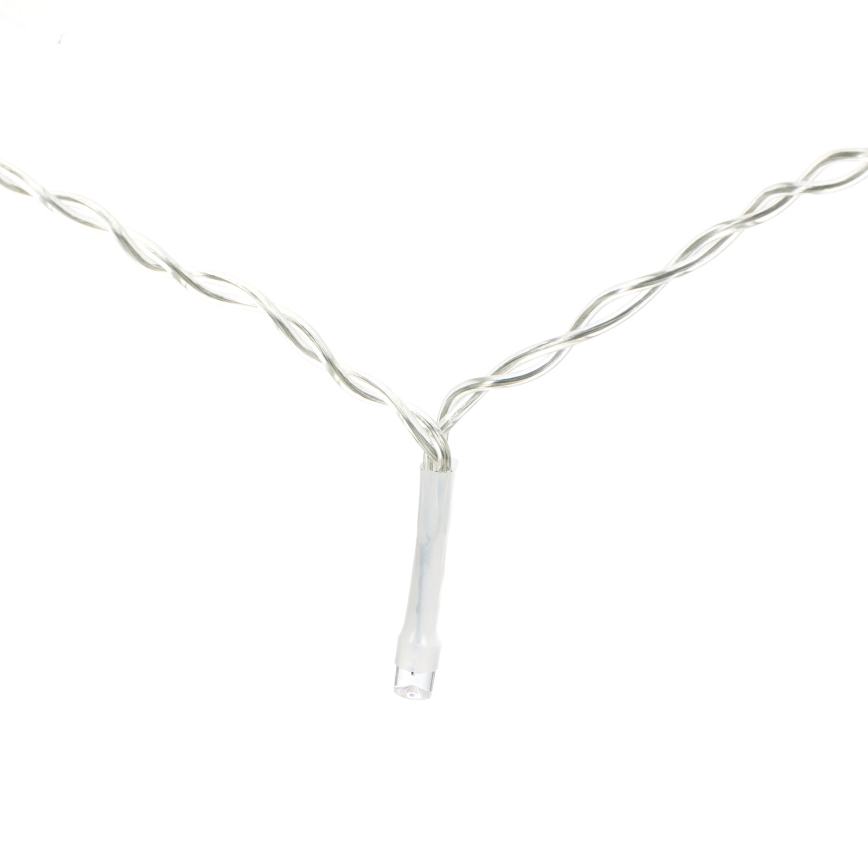 Aigostar - LED външен гирлянд 120xLED/8 функции 3x0,7m IP44 студено бяло + дистанционно управление