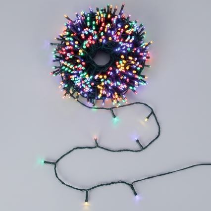 Aigostar - LED външна коледна гирлянда, 150 LED диода, 8 функции, 18 м, IP44, многоцветна