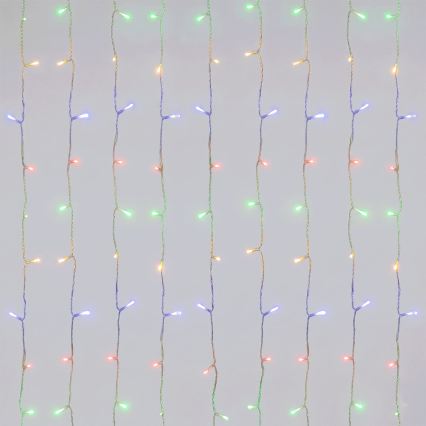 Aigostar - LED външна коледна гирлянда 156xLED/8 режима 4,2x1,2m IP44 многоцветна