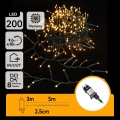 Aigostar - LED външна коледна гирлянда 200xLED/8 режима 8m IP44 топла бяла светлина
