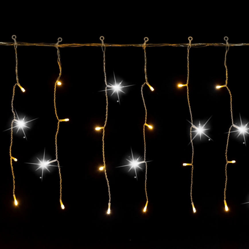 Aigostar - LED външна коледна гирлянда 200xLED 8x0,4m IP44 топла бяла