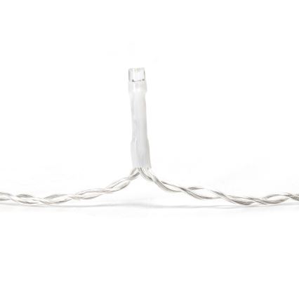 Aigostar - LED коледен гирлянд за външна употреба 300xLED/8 режима 15x0,4 m IP44 студено бяло