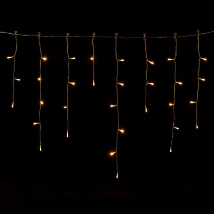 Aigostar - LED външна коледна гирлянда 300 LED/8 режима 3xAA 18x0,6 m IP44 топла бяла
