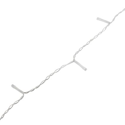 Aigostar - LED външна коледна гирлянда 300 LED/8 режима 3xAA 18x0,6 m IP44 топла бяла