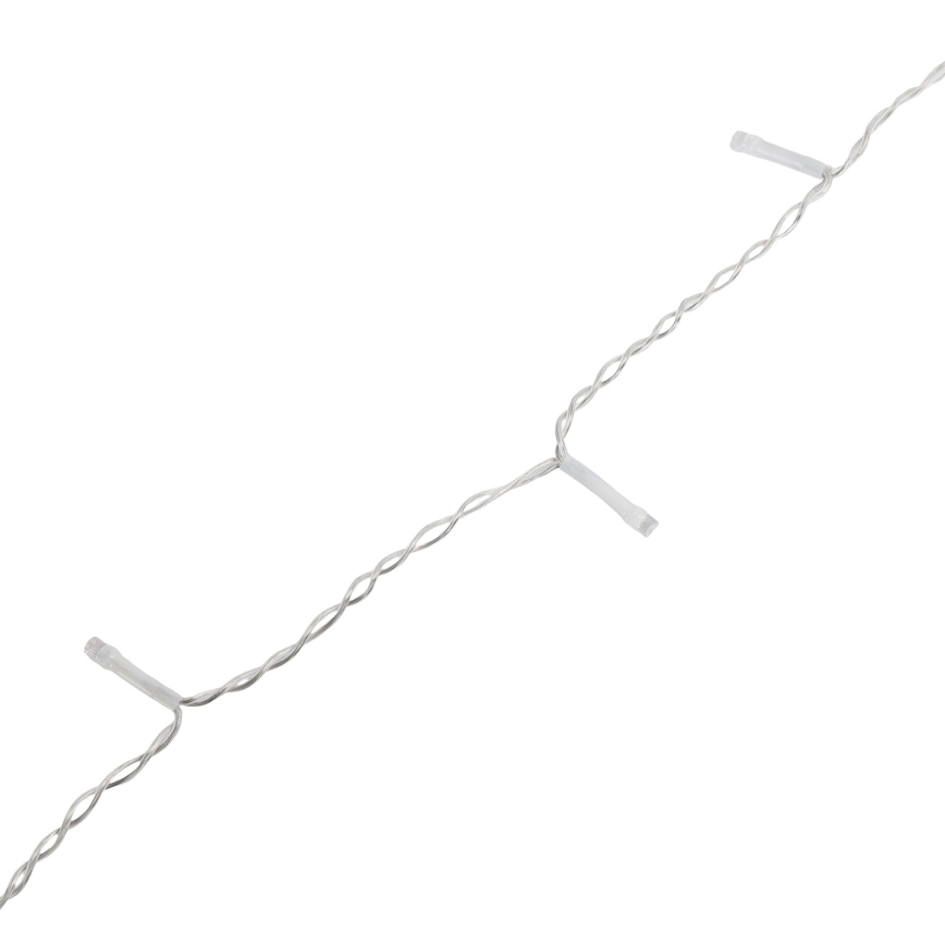 Aigostar - LED външна коледна гирлянда 300 LED/8 режима 3xAA 18x0,6 m IP44 топла бяла