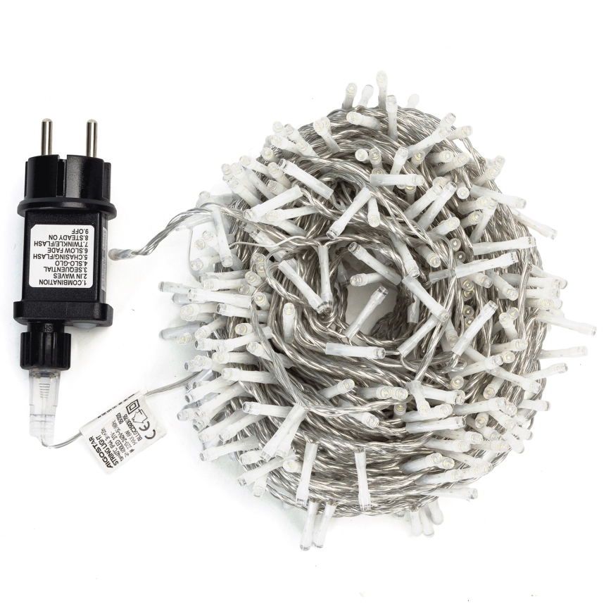 Aigostar - LED външен коледен гирлянд 400xLED/8 функции 20m IP44 топла бяла