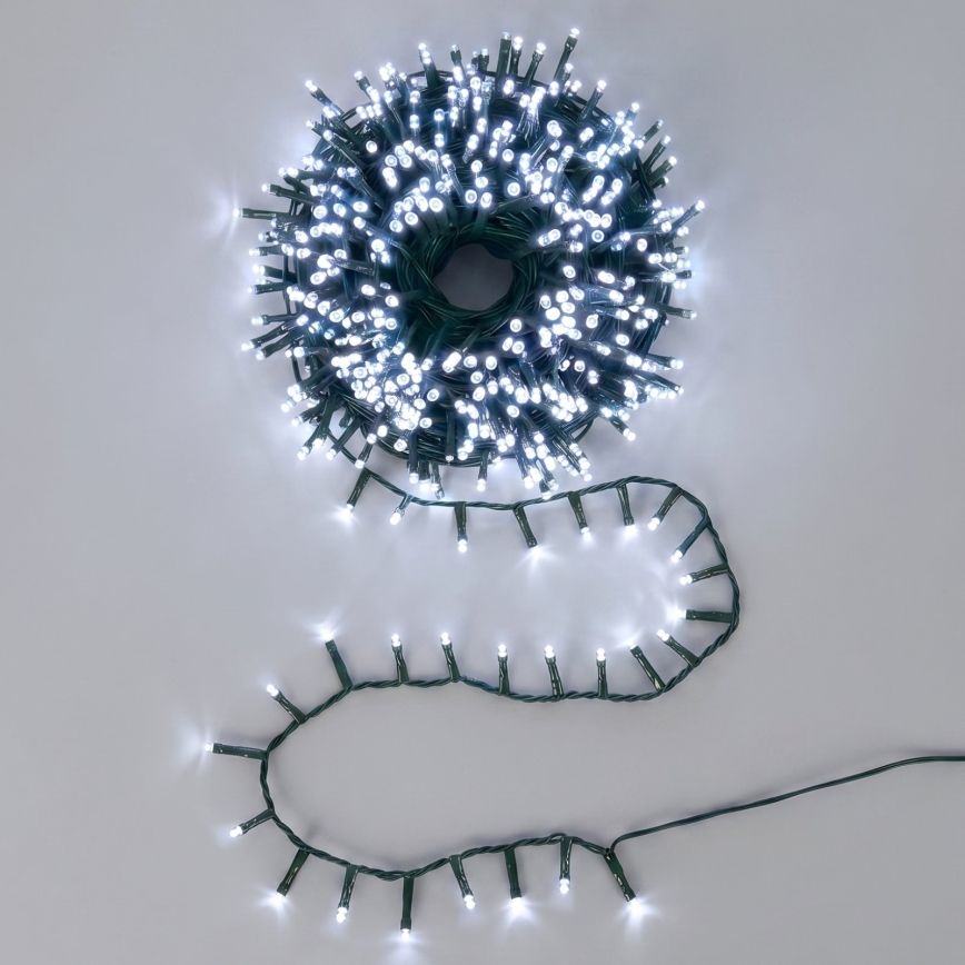 Aigostar - LED Външна коледна гирлянда 500xLED/8 функции 13m IP44 студено бяло