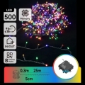 Aigostar - LED външна коледна гирлянда 500xLED/8 функции 4xAA 25,3 m IP44 многоцветна